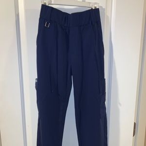 Grey’s Anatomy signature scrub pants. Navy blue.